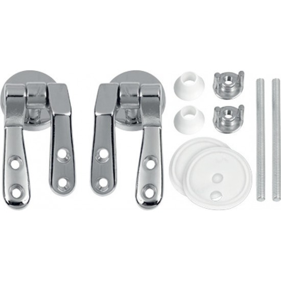 Κάλυμμα Λεκάνης Λευκό Πολυεστερικό Elvit Capri 0099 43-49Χ36 εκ.